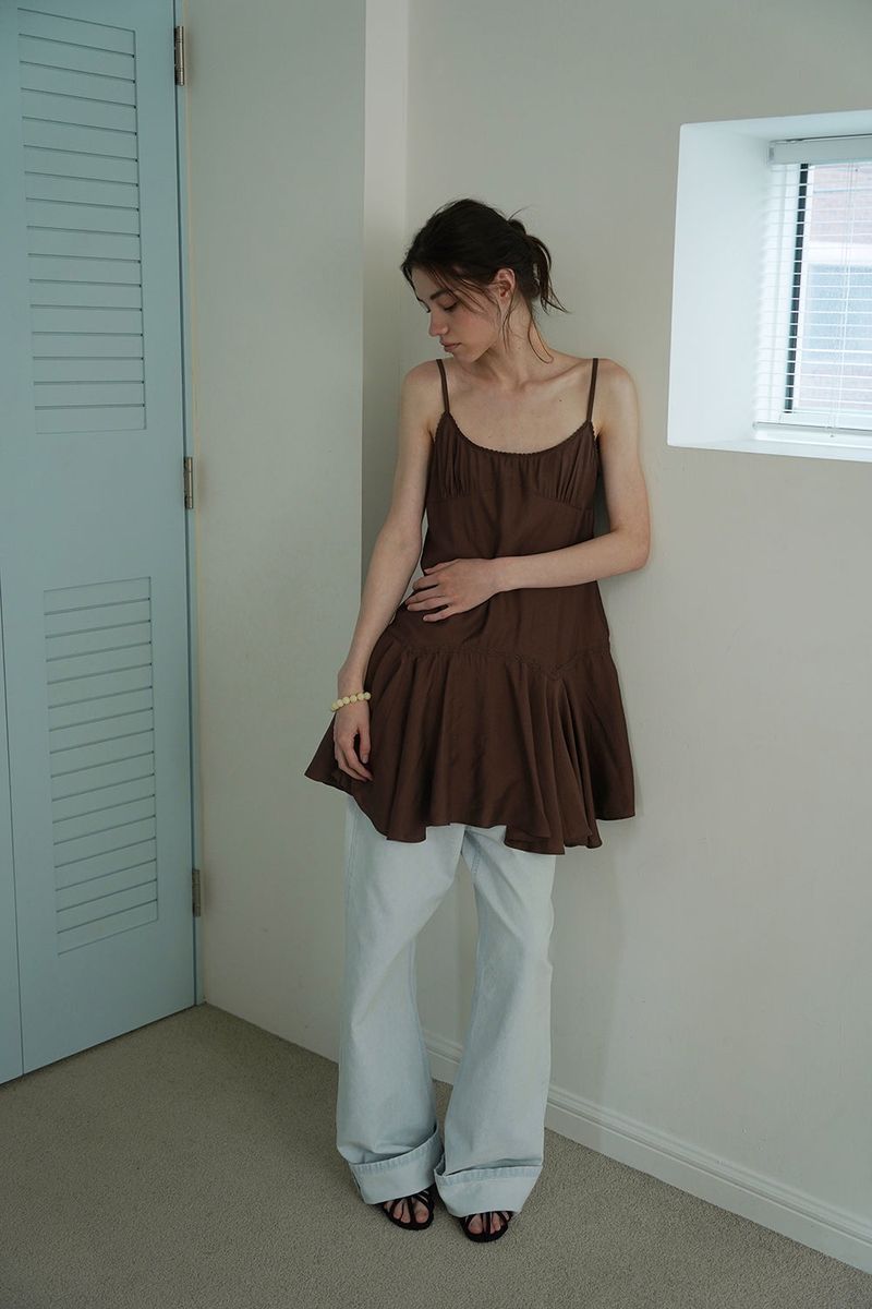 Nina slip dress_brown