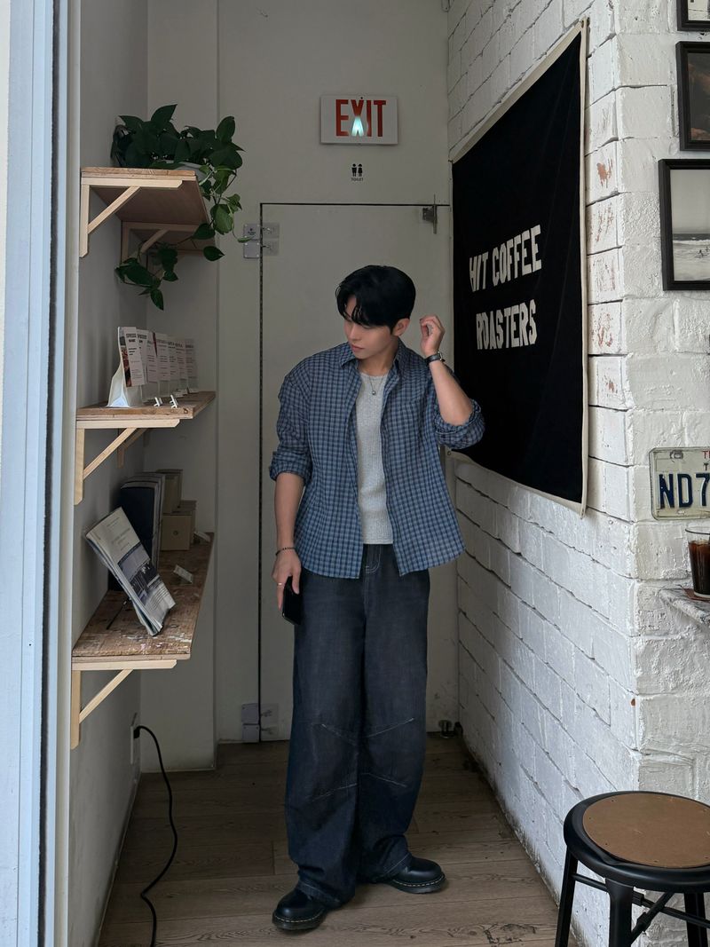 Linen pav dart balloon black denim