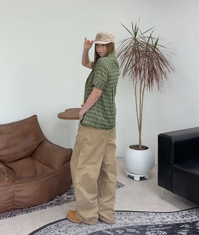 Kate Roll-Up Check Shirt