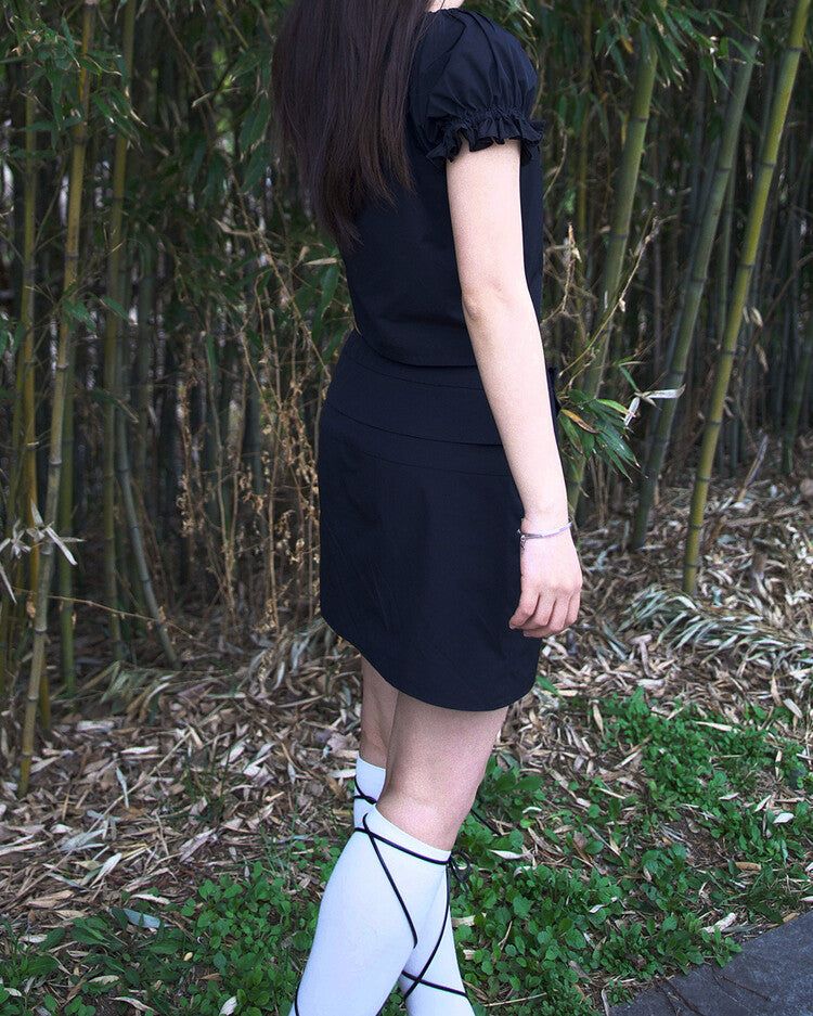 Petal Angelring Skirt (Black)