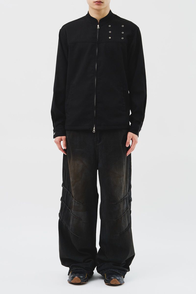 Non Collar Linen Jacket (2color)