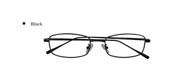 Mock Square Metal Glasses