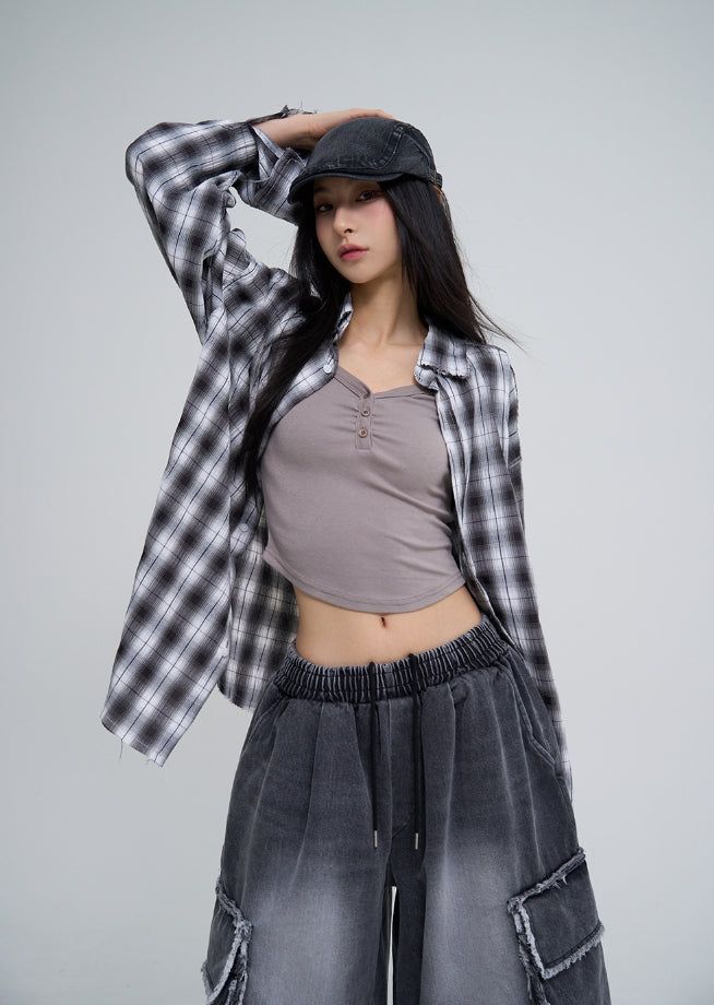 High Wrinkle Decky Check Shirt
