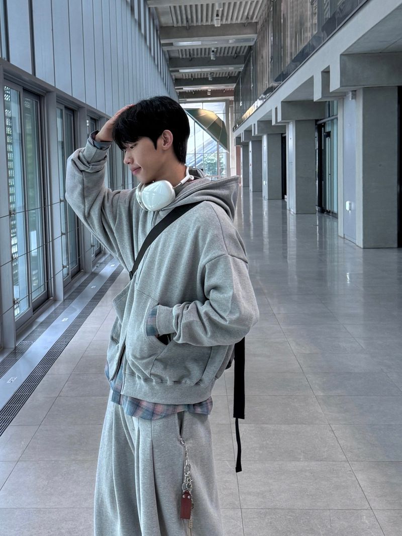 Curry Oversized Hooded Zip-Up (3 colors)