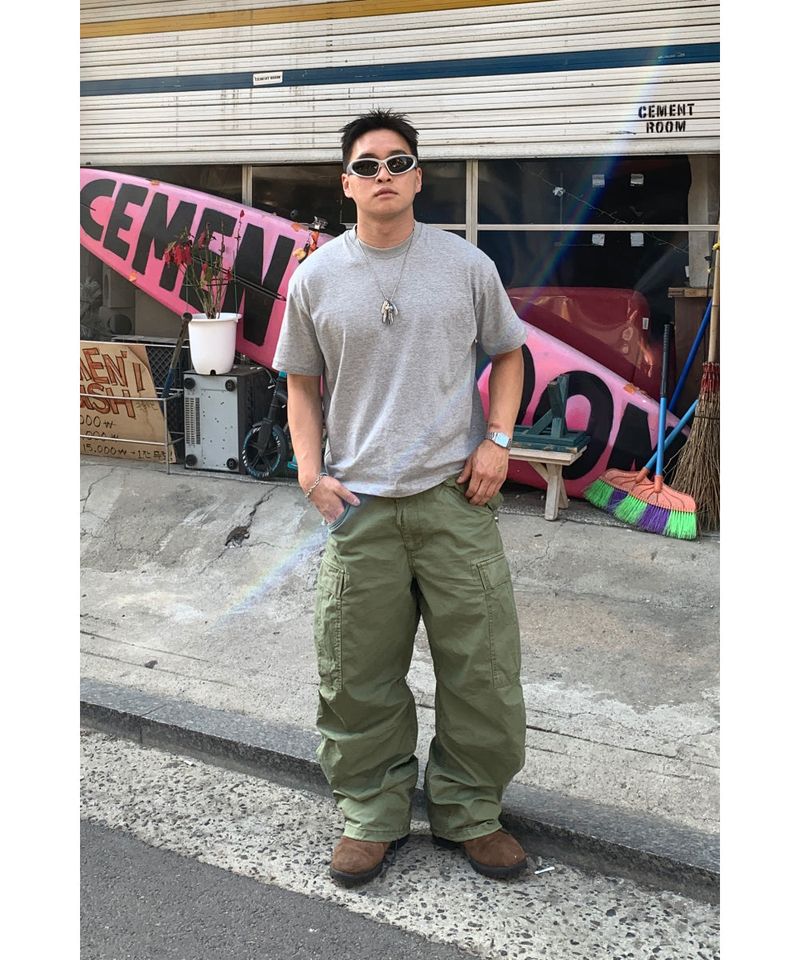 sobaq（ソバック）の「[1+1] Heavy crop plain short sleeve tee（Tops）」