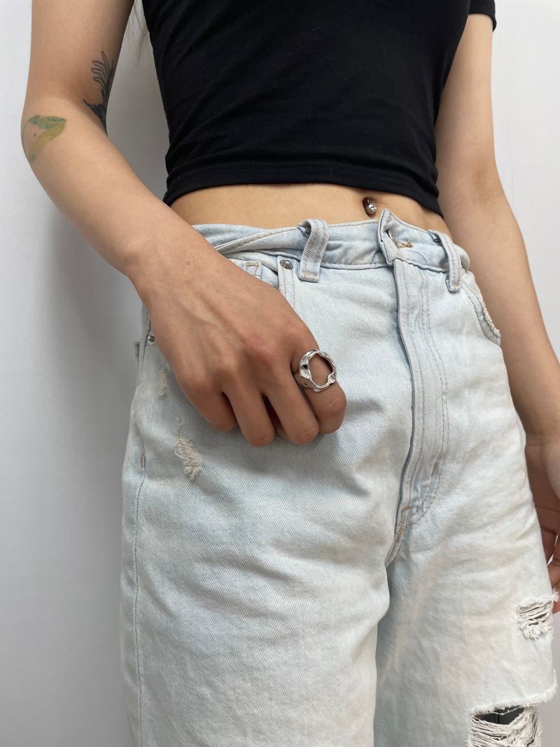 no.47 ring silver (#11 size)