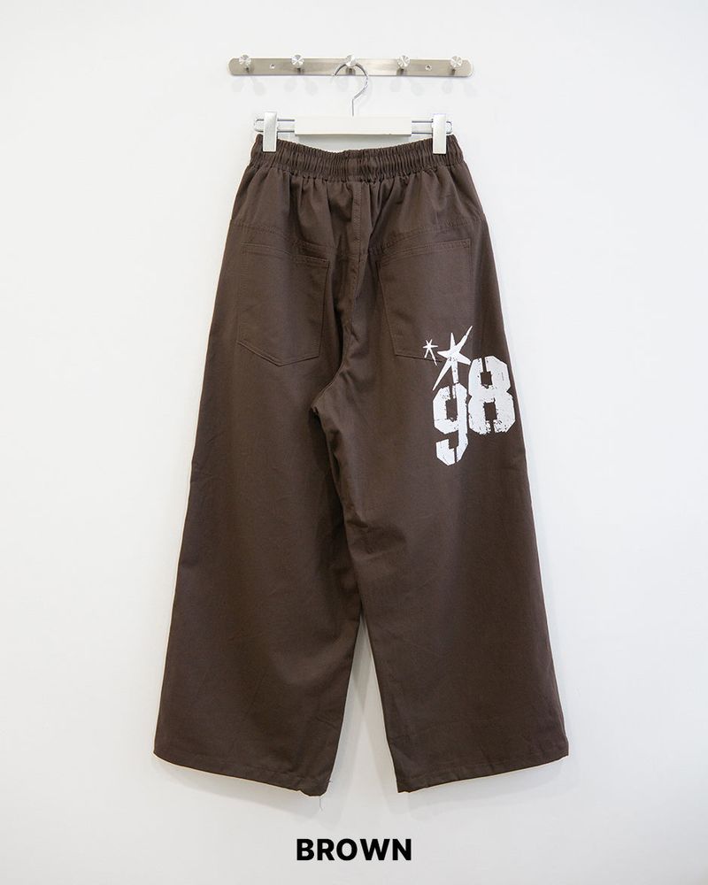 Tork Print Cotton Pants