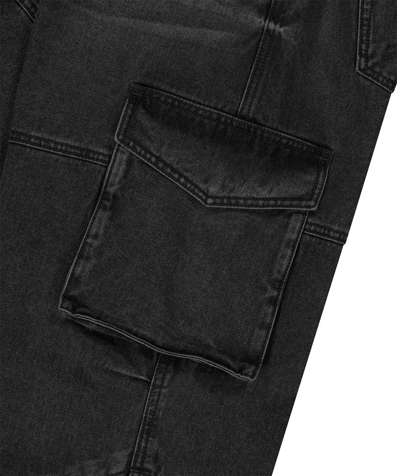 WIDE CARGO DENIM PANT