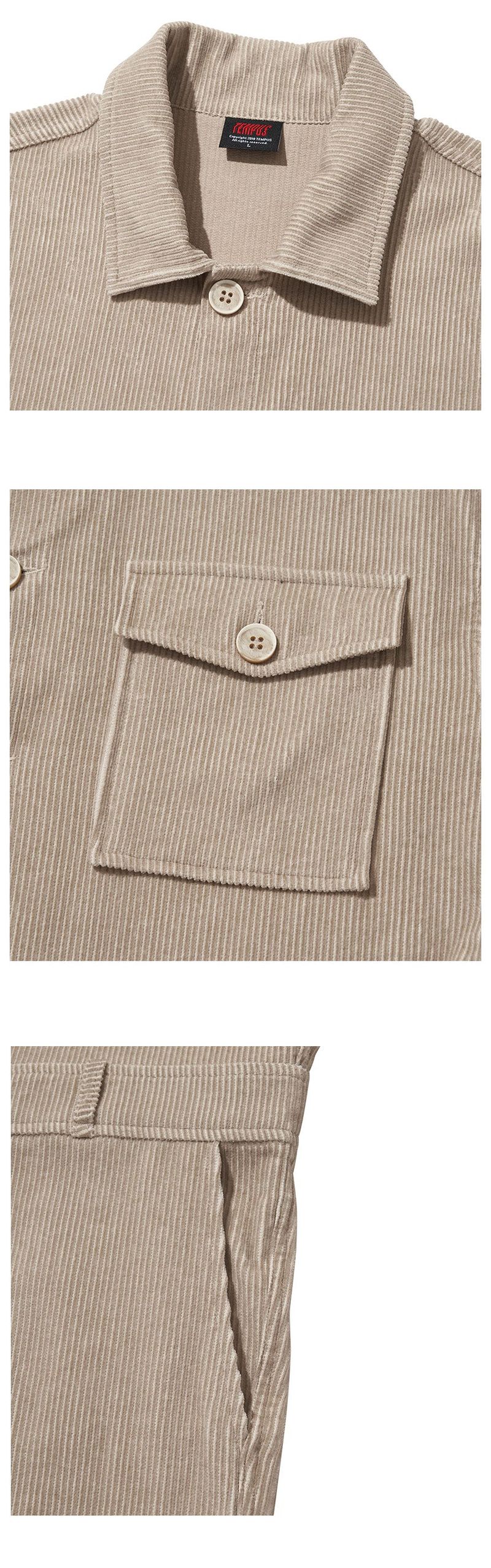 CASA CORDUROY JUMPSUIT [BEIGE]
