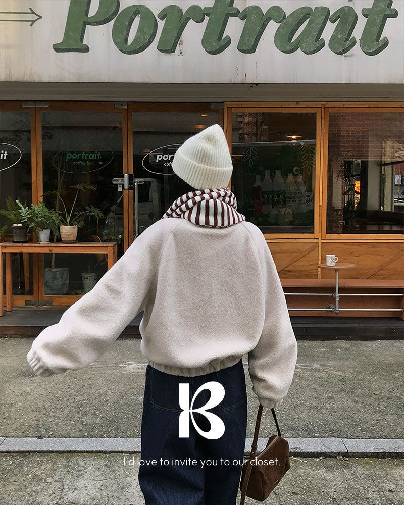 [ORIGINAL] Cable Wool Fleece Jumper
