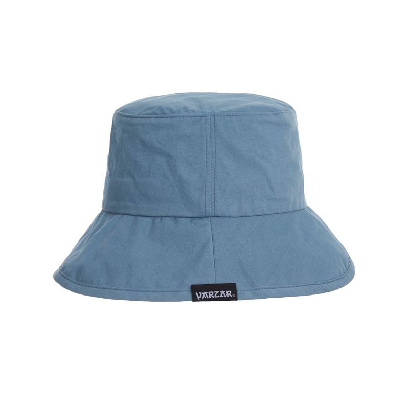 Wide brim wash bucket hat BLUE