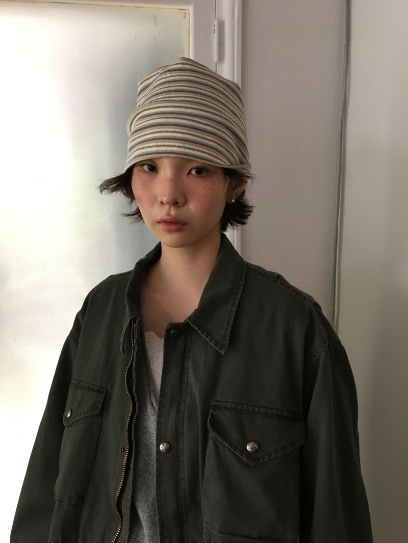 Rito Striped Beanie (3color)