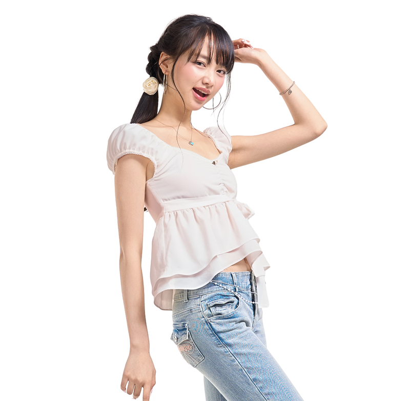 DREAM GIRL BLOUSE [WHITE]