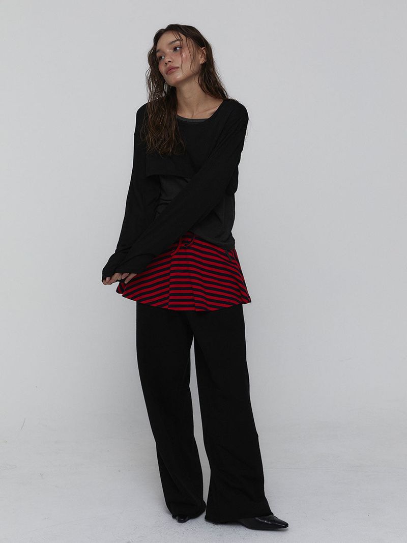 Pigment Cotton Pants_Black