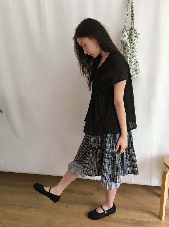 Coor Capri Frill Leggings Pants