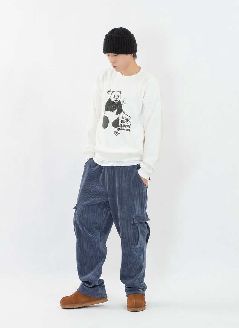 HUNGRY PANDA SWEATSHIRT (IVORY)