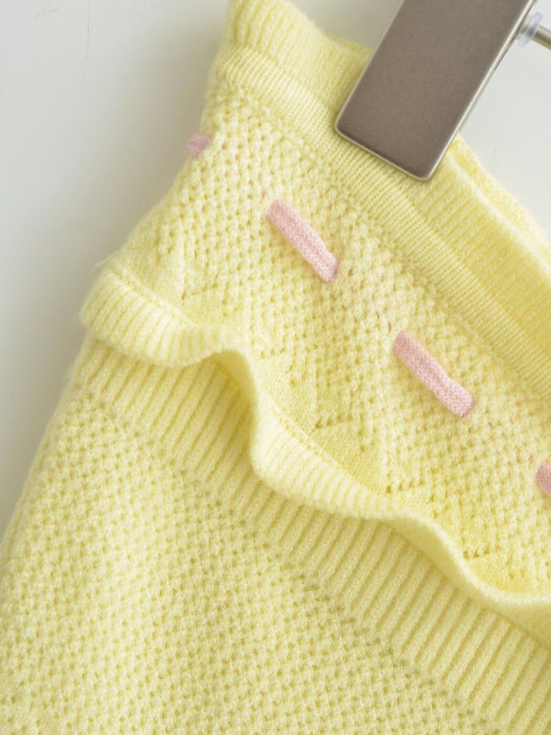Nover Ribbon Knit Top