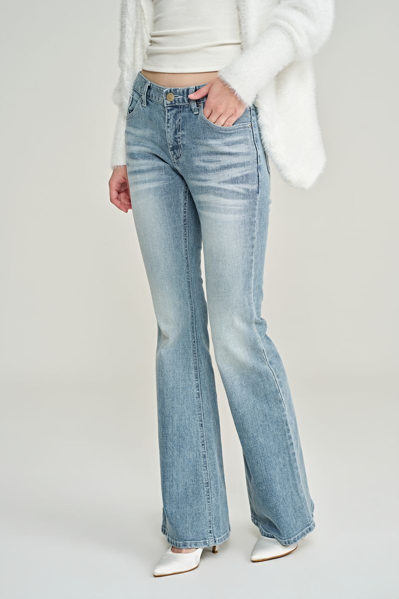 Stella bootcut jeans, Cloud Blue