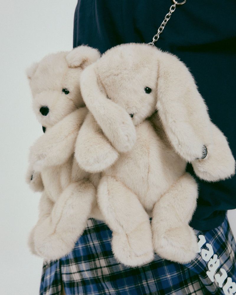 UNSTEADYMARKET(アンステディマーケット)の「Teddy&Bunny Bag_Beige(Bags)」