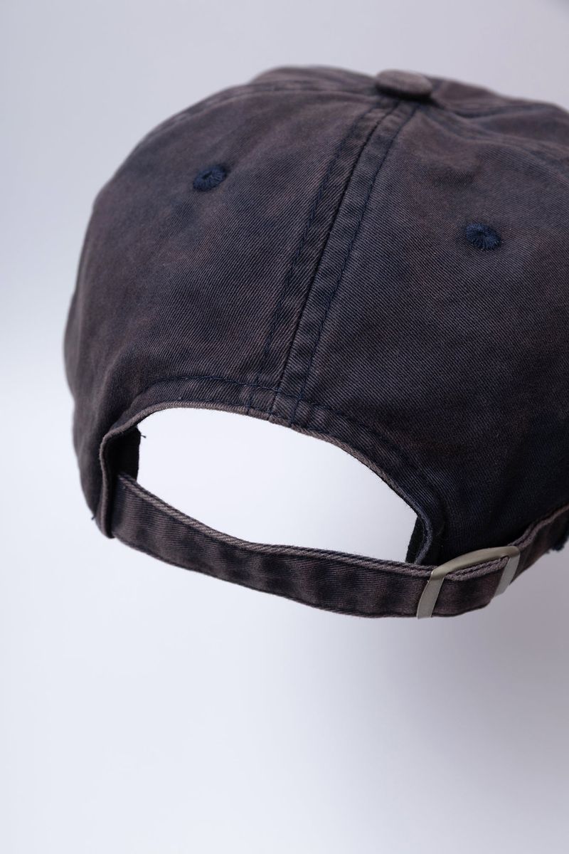TWILL FADED RANDOM STITCH EMBROIDERY PATCH WASHED BALLCAP