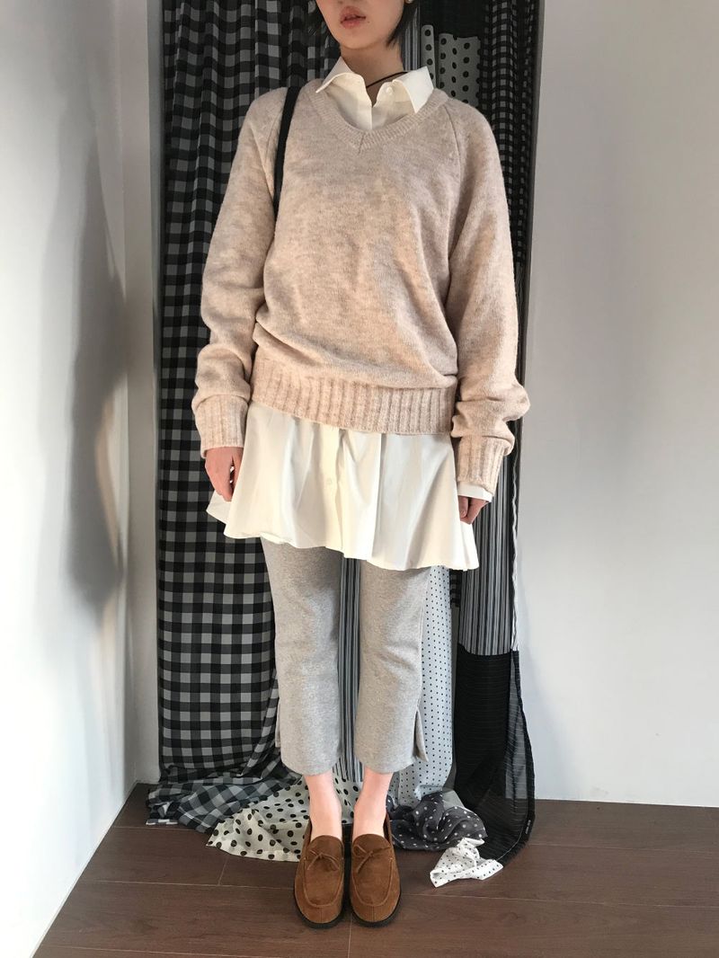 PREP V-Neck Knit (8color)