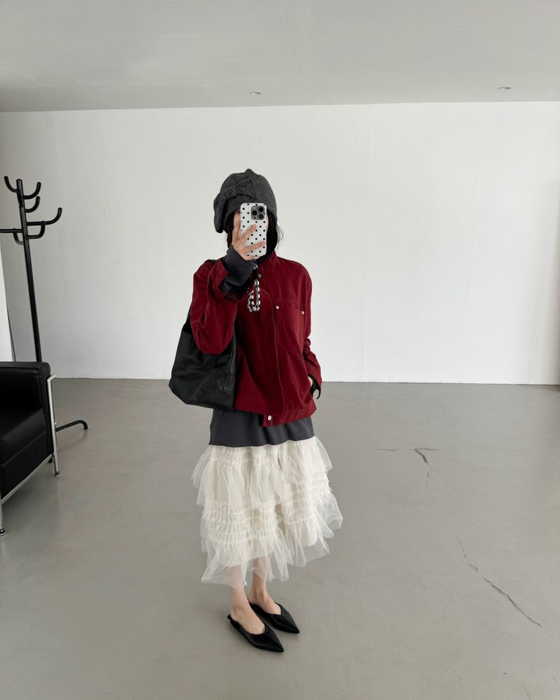 Rivet dyed jacket (Unisex)