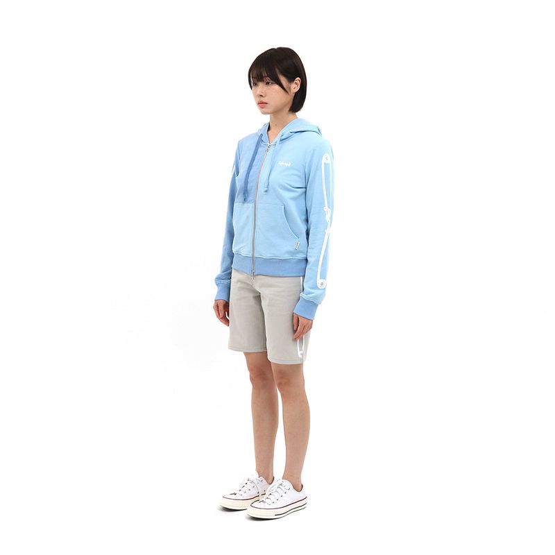 1/2 SAFETY ASURA HOOD ZIP UP (SKY/BLUE)