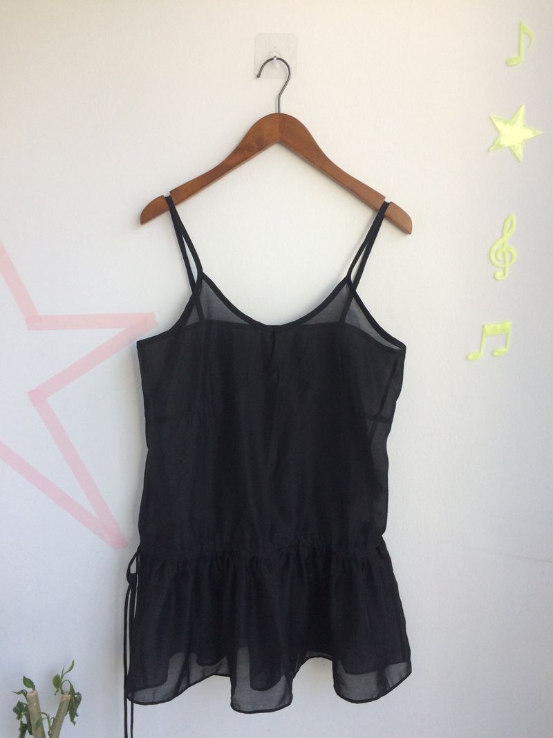 see-through bustier dress