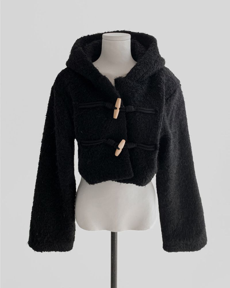 wool brioche crop toggle CT