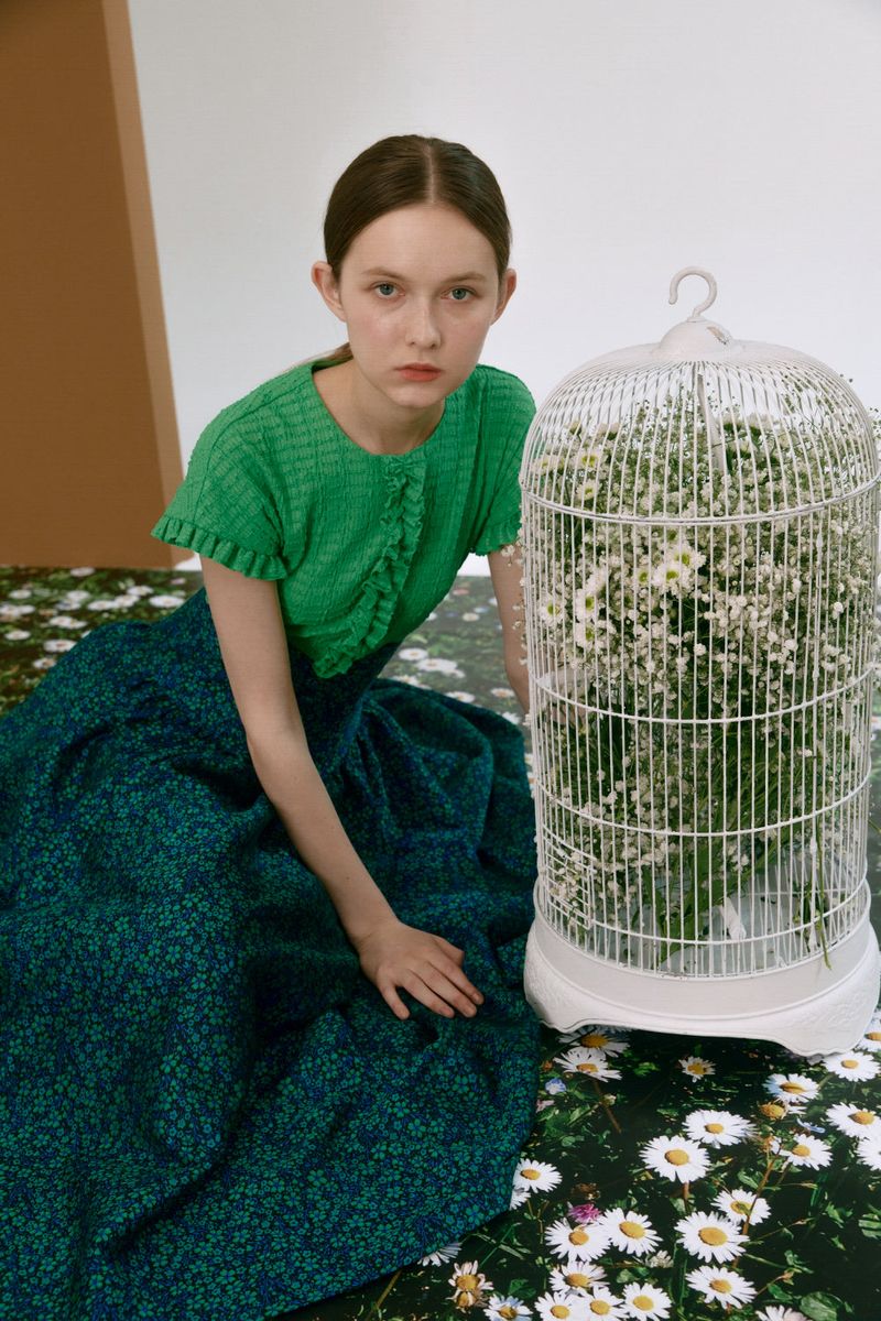 Jacquard skirt