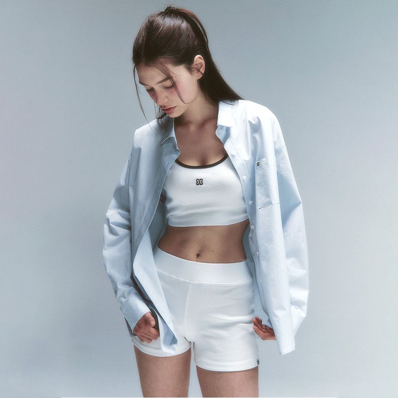 Essential Mini Shorts White