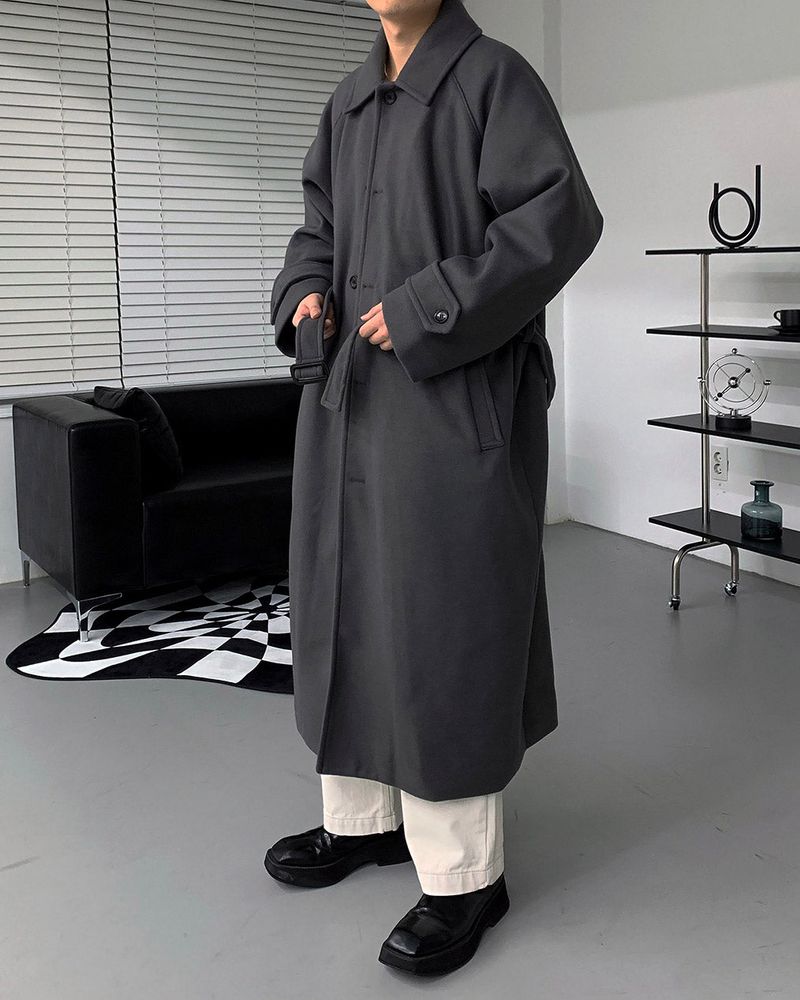 SK Maison Wool Mac Coat (2 colors)
