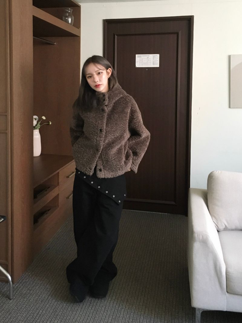 Eyelet Steel Lap Scarf Pants (3c)