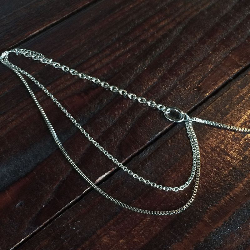 chain drop necklace