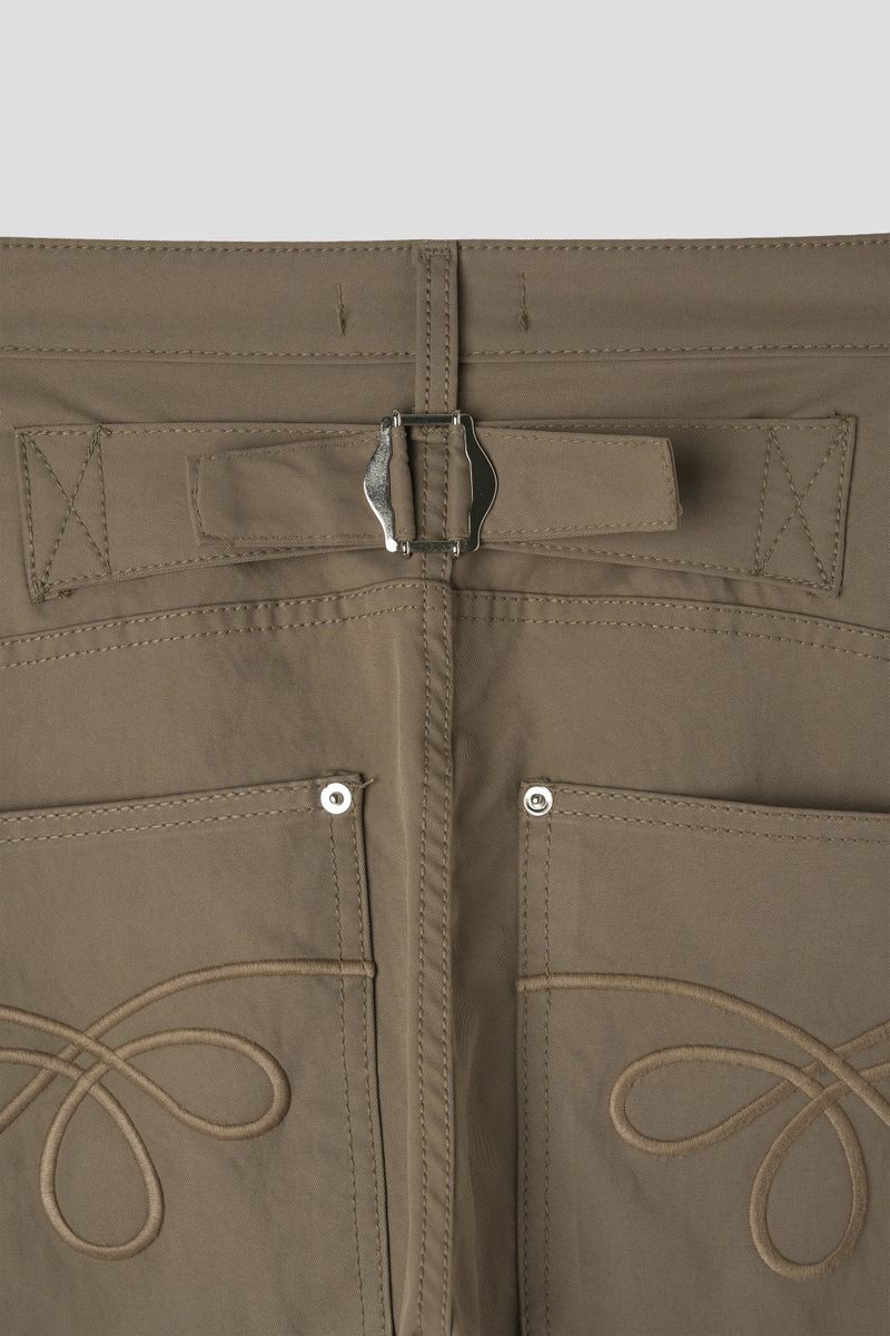 EMBO BACK BIJO CURVED PANTS (3C)