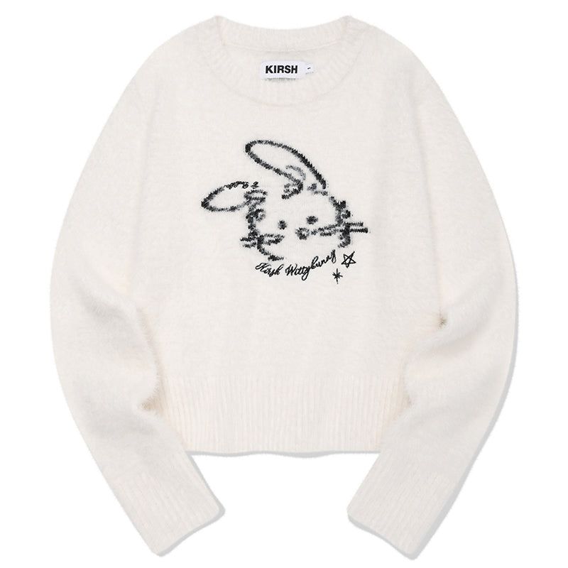 WITTY BUNNY JACQUARD KNIT [IVORY]