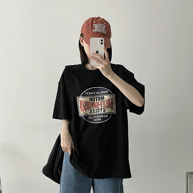 hijjoo(ハイチュー)の「ハーレーショートスリーブTシャツ(トップス)」