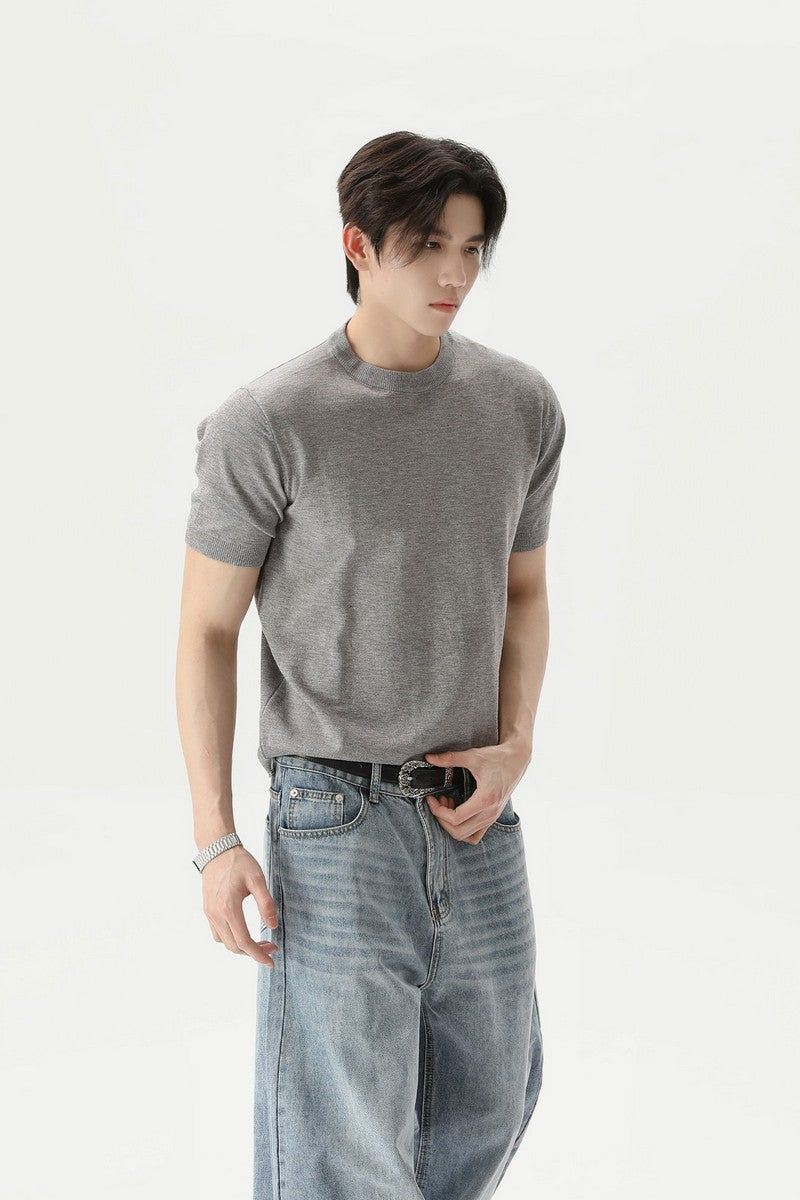 Vintage Knit Crewneck Tee