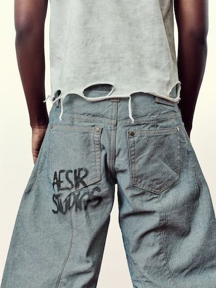 MEN - VYROX - Raw curve jeans