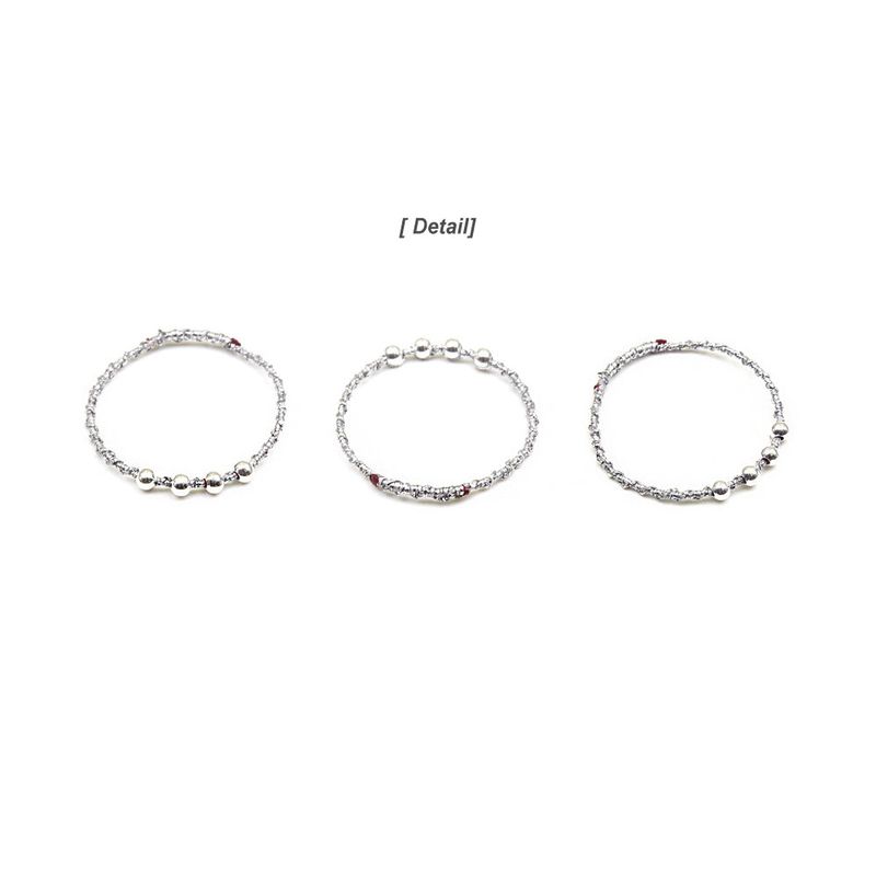 [CCNMADE][BTS V] GOOKHWA Silver Ring (Red)