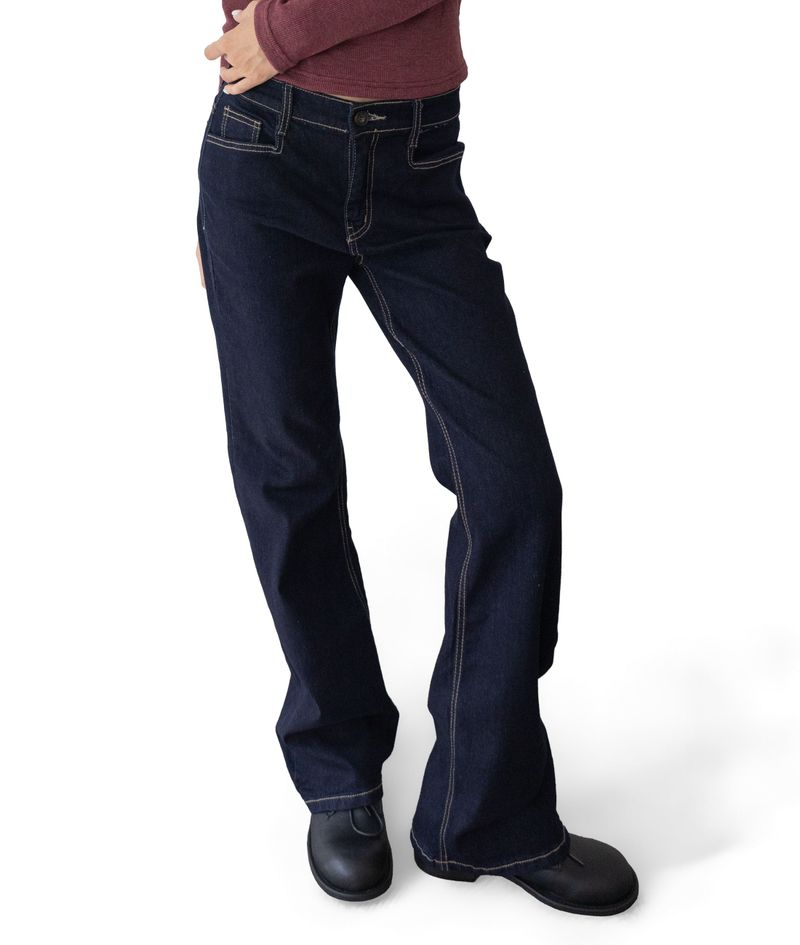 Debbie Bootcut Low-Rise Denim