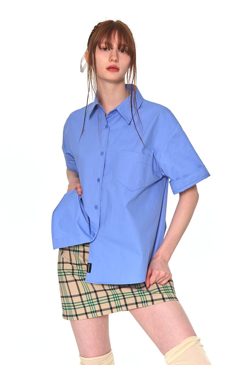 ORIGINAL MINI CHECK SKIRT (BEIGE)