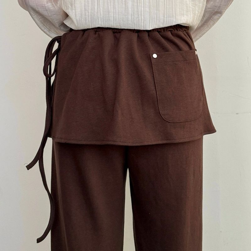 Wrap Sweat Pants - 3colors