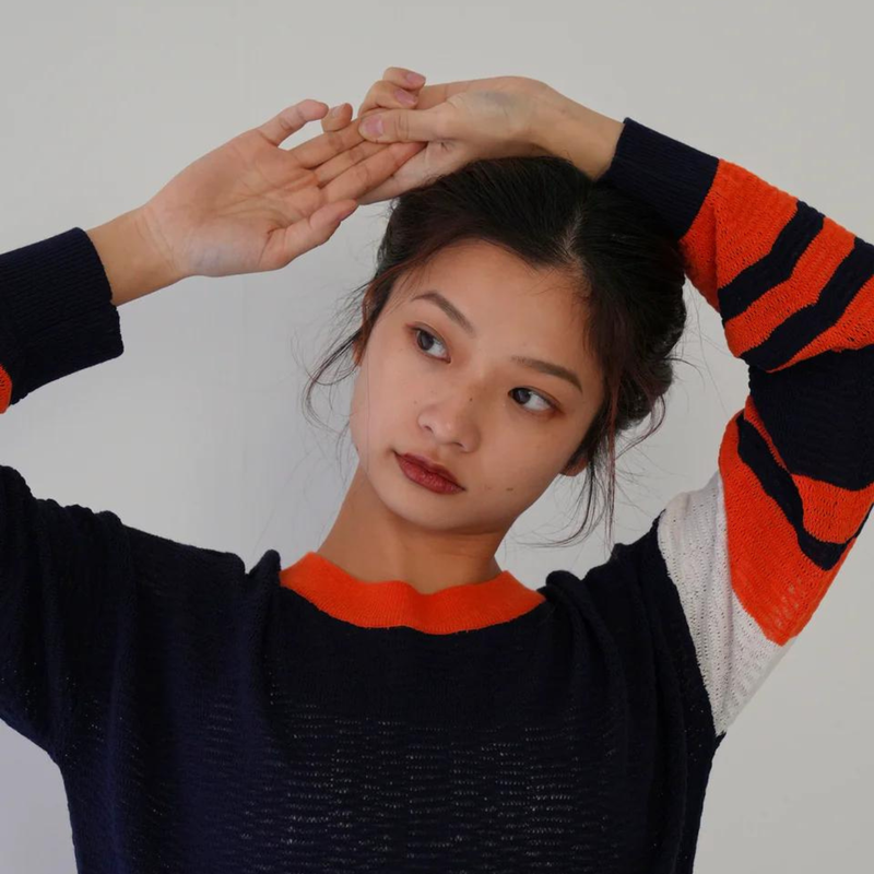 asymmetric summer knit