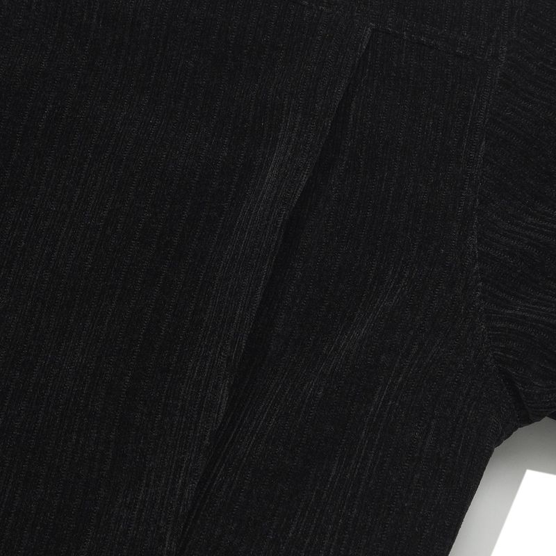 Corduroy bomber jacket / Black