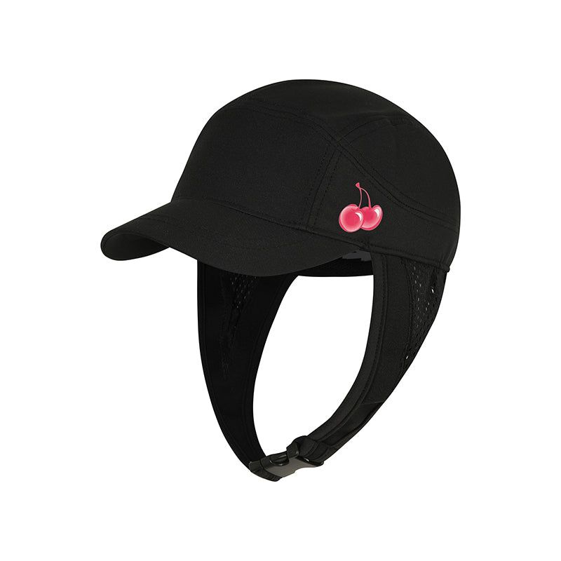 SMALL CHERRY BLUR SURFING CAP [BLACK]