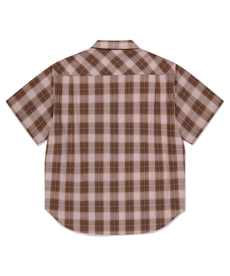 OMBRE CHECK HALF SHIRT