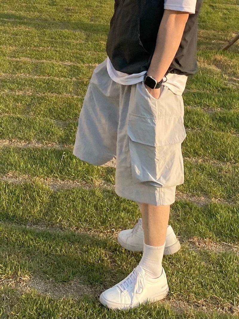 Mam's Nylon Cargo Bermuda Pants 2C