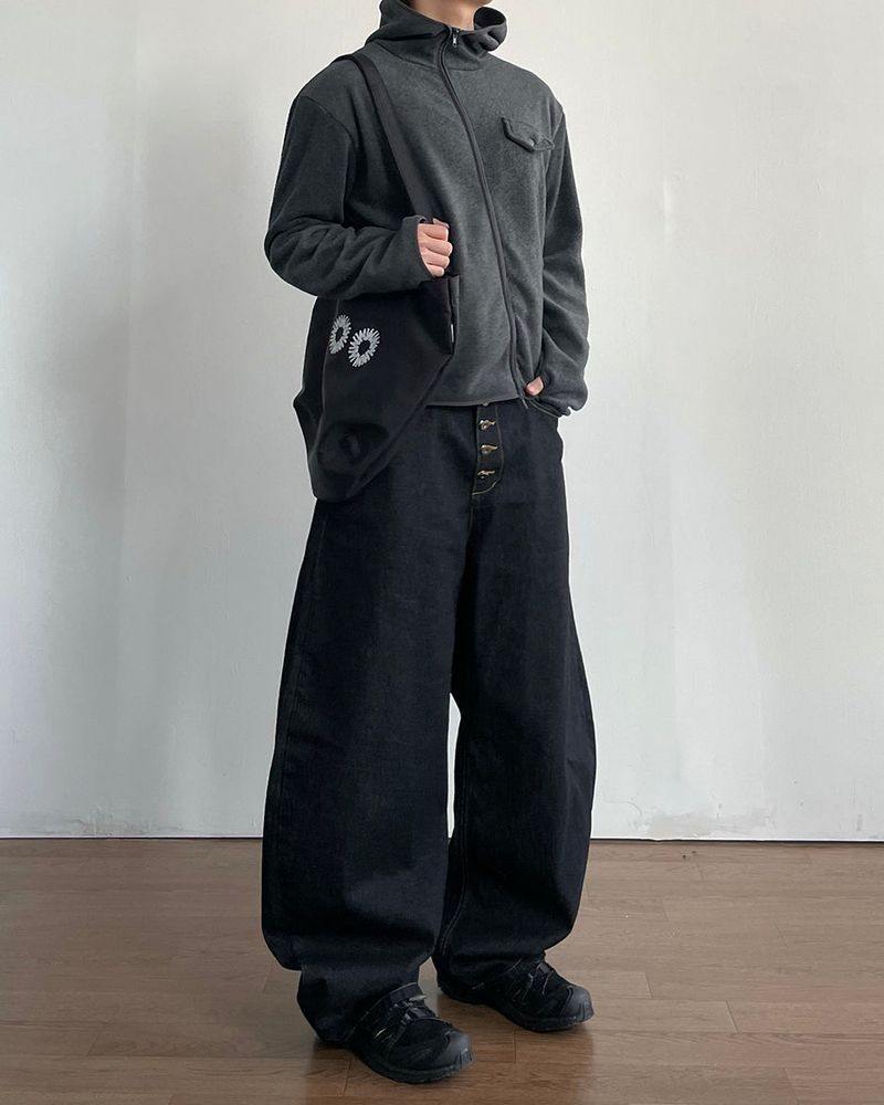 Noti Fleece Hood Zip-up