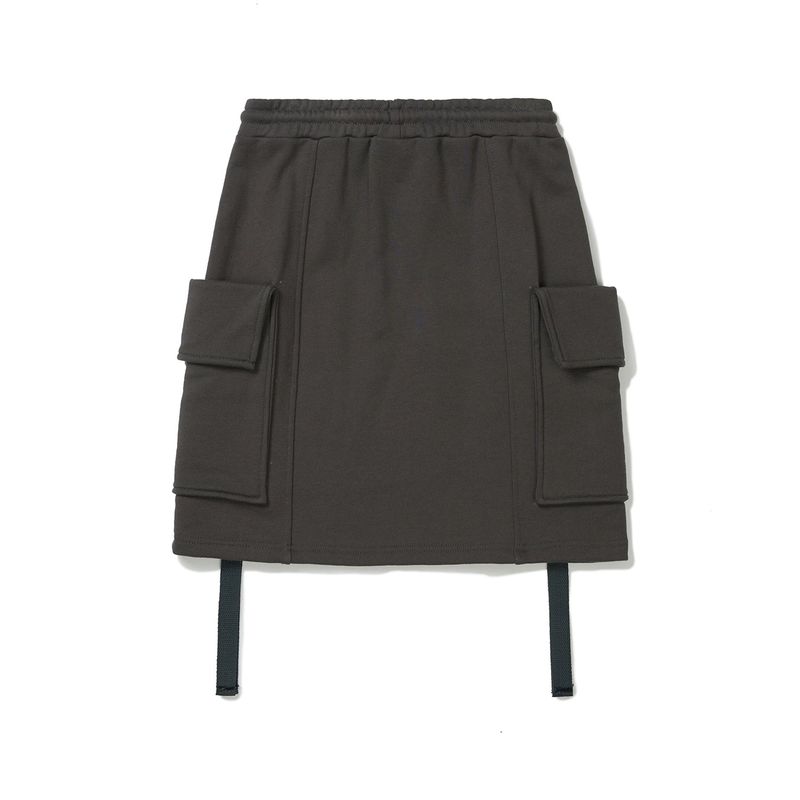 ディーリングポケットミニスカート / D-Ring Pocket Mini skirt [CHARCOAL]
